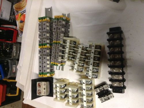 LARGE LOT of TERMINAL BLOCKS and CONNECTORS