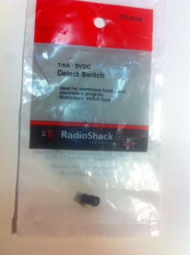 1mA•5VDC Wired Detect Switch #275-0008 By RadioShack
