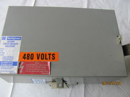 Westinghouse cutler -hammer  ibpfd 30  amp breaker plugin bus duct used for sale