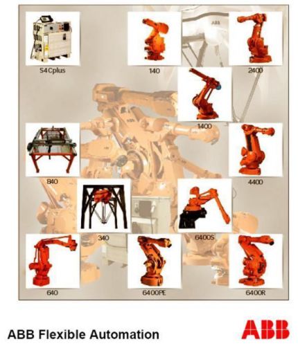 Abb robot manuals + schematics on 2 cd&#039;s for sale