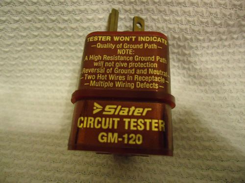 SLATER CIRCUIT TESTER GM-120