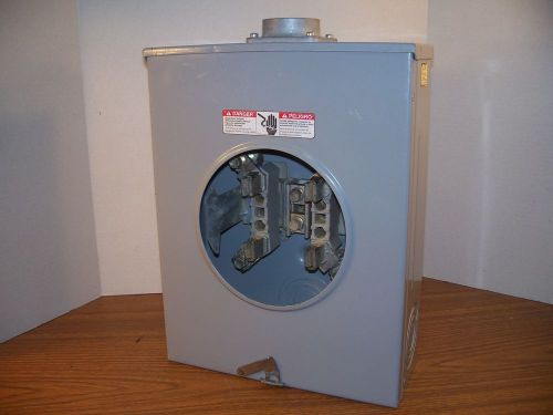 Siemens Landis &amp; Gyr 4 Jaw Meter Socket Panel (UAT417-XGDU) 250A 600V 1PH 3W