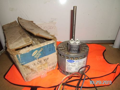 CARRIER   BLOWER MOTOR  P# ON BOX HC41AE117  MODEL SWF48A110699J P    1026