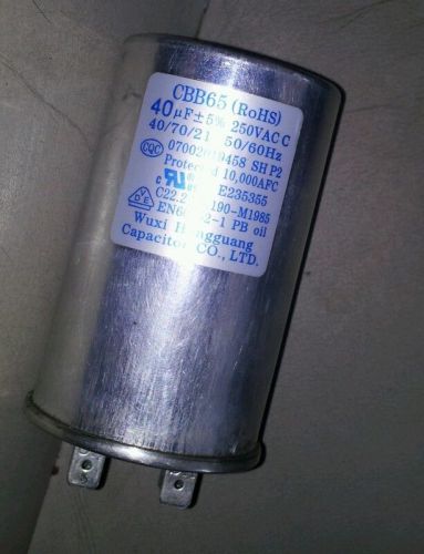 386Air Conditioner Motor Run Capacitor 40+6uF 250VAC 50/60Hz CBB65 40/70/21