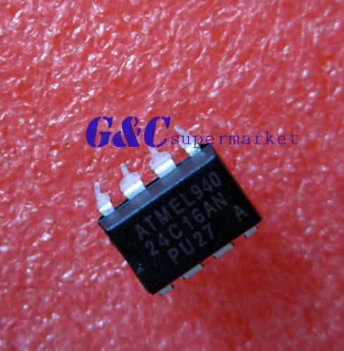 20PCS IC AT24C16 AT24C16AN-PU-2.7 EEPROM DIP8 NEW GOOD QUALTIY DTE CODE 12+