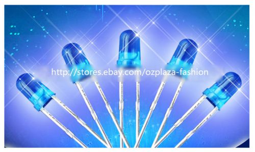 New 100pcs led 3mm blue color blue light super bright go for sale