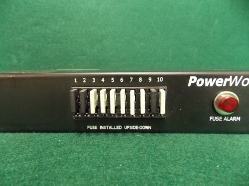 ADC POWERWORX FUSE ALARM PANEL CAT#: PWX-001RGSSD10FSDB #