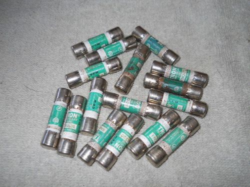 36) FNQ-20 Midget Size Fuses (13/32&#034; x 1-1/2?) 500V, 20 Amp, Slo-Blo Fuses