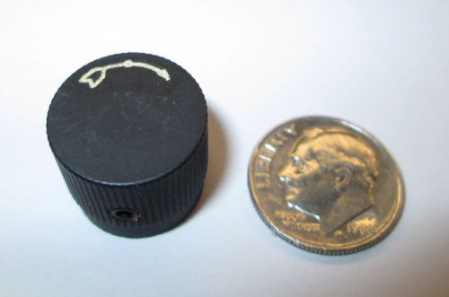 Solid aluminum machined knob w/arrow,  for 1/4&#034; shaft  nos 5/8&#034;od  nos for sale