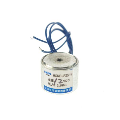 1x 12v 2.5kg 5.5lb 20mm holding electromagnet lift  solenoid x 1 for sale