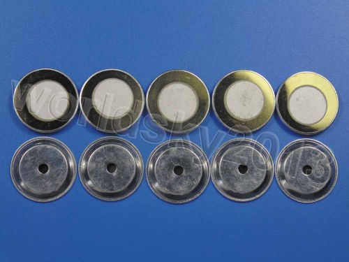 10pcs 27mm Piezoelectric Ceramic Copper Buzzer Film Gasket with Aluminum Cover