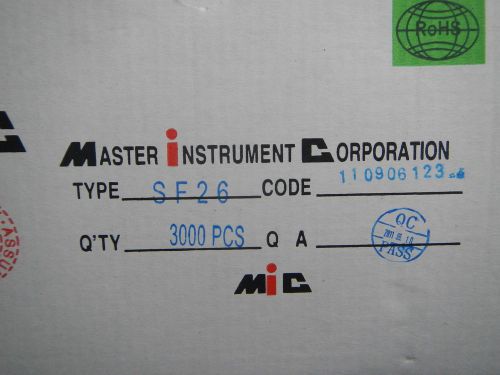 1000PCS SF26 Diode NEW