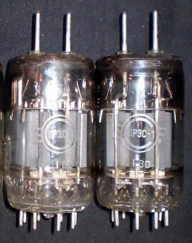 2x 6R3S-1=6P3C-1 Russian Audiophile Dual Tetrode Tubes Svetlana NOS Tested