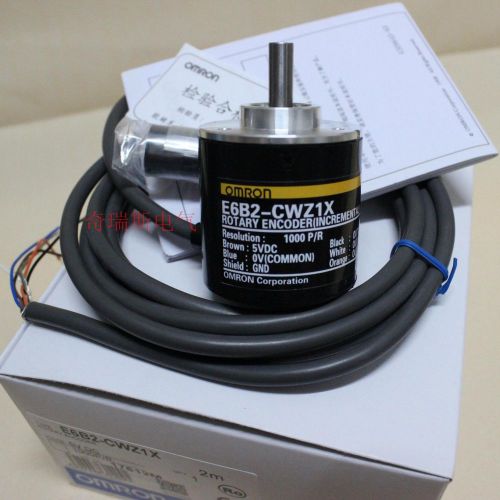 OMRON Rotary Encoder E6B2-CWZ1X E6B2CWZ1X 1000P/R new in box free ship #J301 lx