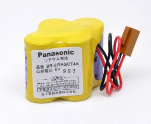 5pcs panasonic plc lithium br-2/3agct4a brown plug 6v 2400mah new freeship for sale