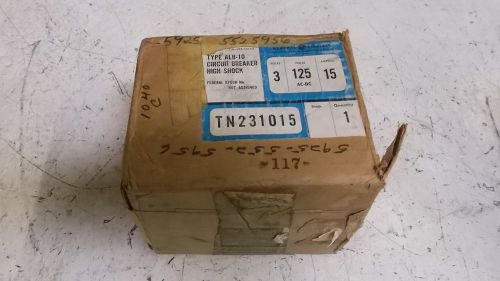 GENERAL ELECTRIC TYPE ALB-10 TN231015 CIRCUIT BREAKER *NEW IN A BOX**