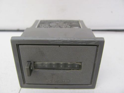 Atc counter mc series mc6ms-15cps 120vac w/ pushbutton reset used for sale