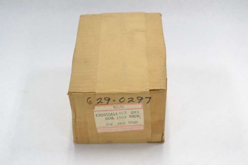 NEW GENERAL ELECTRIC GE CR2810A14 MACHINE TOOL RELAY 110V-AC B354507