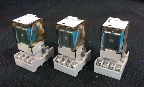 Lot of Three (3)! Allen-Bradley 700-HA32Z24 GENERAL PURPOSE TUBE BASE RELAY