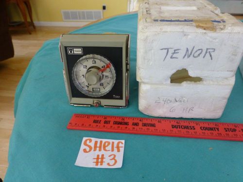 Tenor t551122 model t551 timer timed elay relay t 551 w germany 0,2 sec - 60 hrs for sale