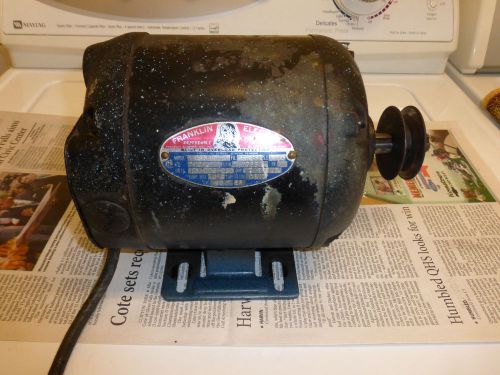 ANTIQUE 1/4 HP FRANKLIN MOTOR 1927 WORKS GREAT