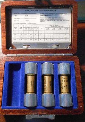 Narda 5779 - 6,10&amp; 20 dB Attenuator Set **Real Nice**