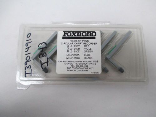 LOT 6 NEW FOXBORO LO121CZ GREEN FIBER-TIP PEN CHART RECORDER D326121