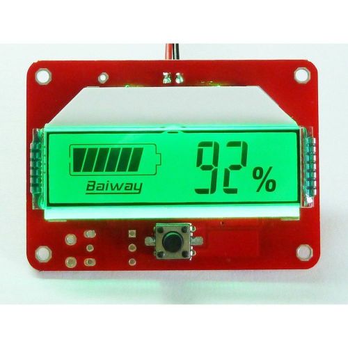 LCD Indicator Battery capacity Tester for 12V - 48V Lead-acid Lithium Cell LiPo