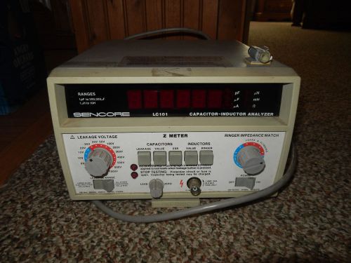 Sencore lc101 z meter capacitor inductor analyzer capacitance leakage voltage for sale