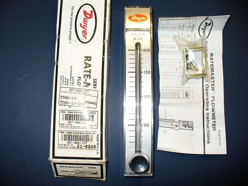 Dwyer flow meter * test &amp; balance measure gas gauge new for sale