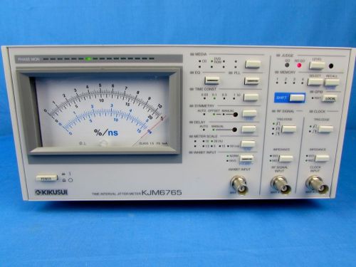 Kikusui KJM6765 Time interval Jitter Meter -KJM 6765