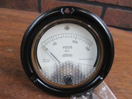 NEW KURZ &amp; ROOT 0-150 A.C. All Metal 3 1/2&#034; Panel Meter 6625-01-227-6705