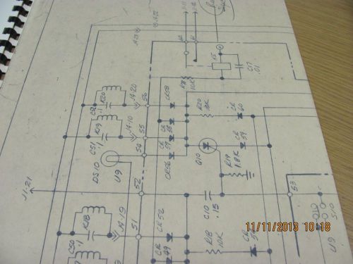 CUNNINGHAM MANUAL 450 &amp; TYPE T: Scanner &amp; Crossbar - Instruction schem #19472