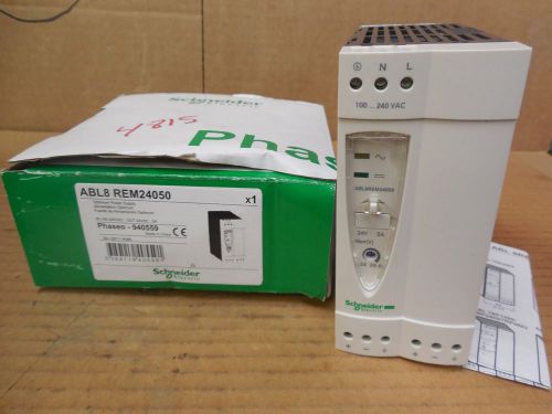 Schneider Optimum Power Supply ABL8 REM24050 240 VAC 24 VDC New in Box