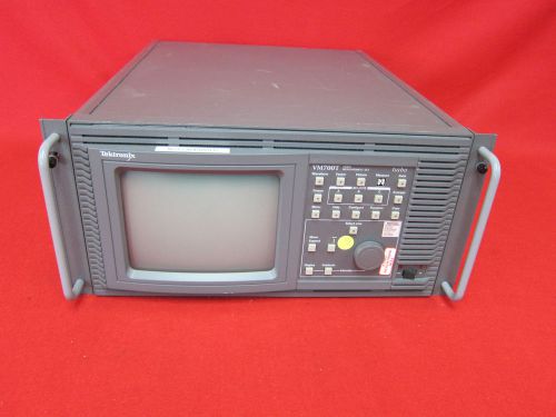 Tektronix Tek VM700T Video Measurement Set Turbo W/ Opt 01,11,20,&amp; 30