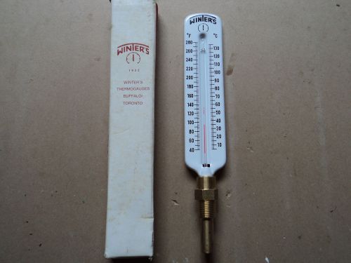 Winters Hot Water Thermometer Gauge NEW