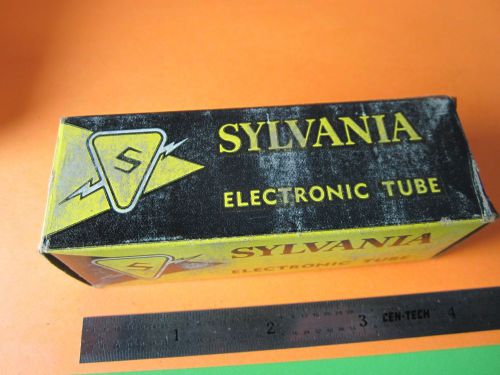 VACUUM TUBE SYLVANIA 17AX4GTA RECEIVER TV RADIO BIN#D5