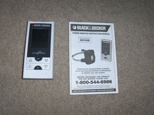 Black &amp; Decker EM100B Power Monitor