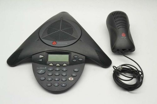 POLYCOM 2201-16200-601N SOUNDSTATION 2 EXPANDABLE CONFERENCE PHONE REV E B474451