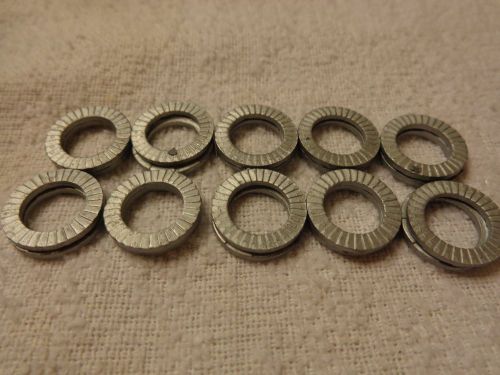 5/16&#034; 254 s/s nordlock washer (qty pair of 10) for sale