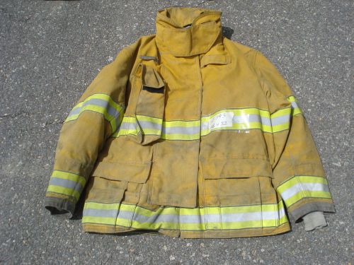 46x32 Jacket Coat Big Firefighter Bunker Fire Gear GLOBE GX-7 DRD..03/08 .J193