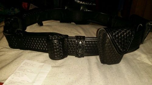 Basket woven duty belt for sale