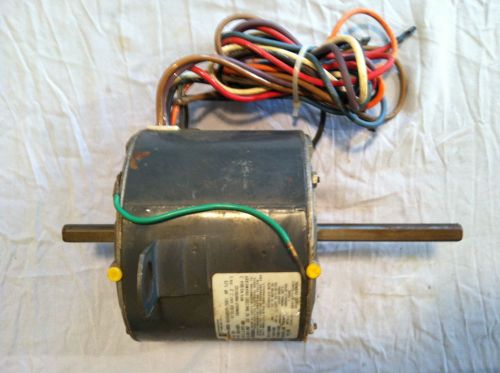 EMERSON DOUBLE SHAFT ELECTRIC MOTOR 1/3 HP, 230 VOLT M# KA55WX S# 7091