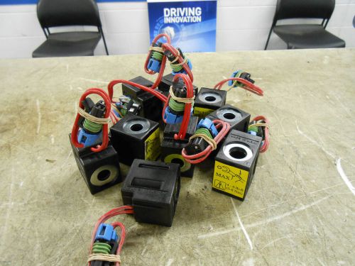 Ten (10) New Vickers size 8, 12 VDC Solenoid Coils