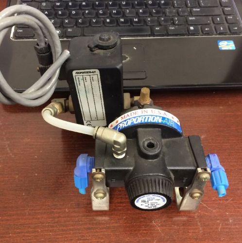 PROPORTION AIR PSR-2 AIR PILOTED REGULATOR W/ QB2TFEE100 SOLENOID VALVE