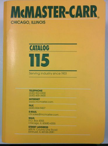 McMaster Carr Catalog #115