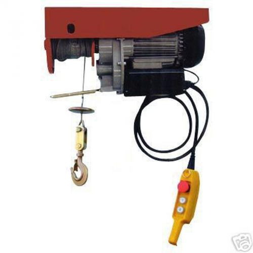 New capacity 2000LB Power 2-1/4 HP MOTOR OVERHEAD Winch HOIST CRANE LIFT