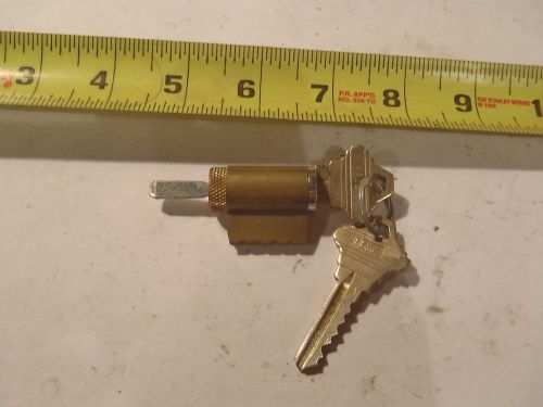 CYLINDER LOCK WITH 2 KEYS BRASS