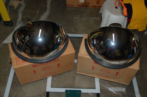 lOT OF (2) Lester L. Brossard Co. Klear-Vu Convex Safety Mirror MODEL AV18H