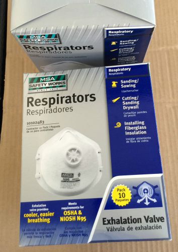 MSA SAFETY RESPERATOR  10102483 ( 10 PACK )